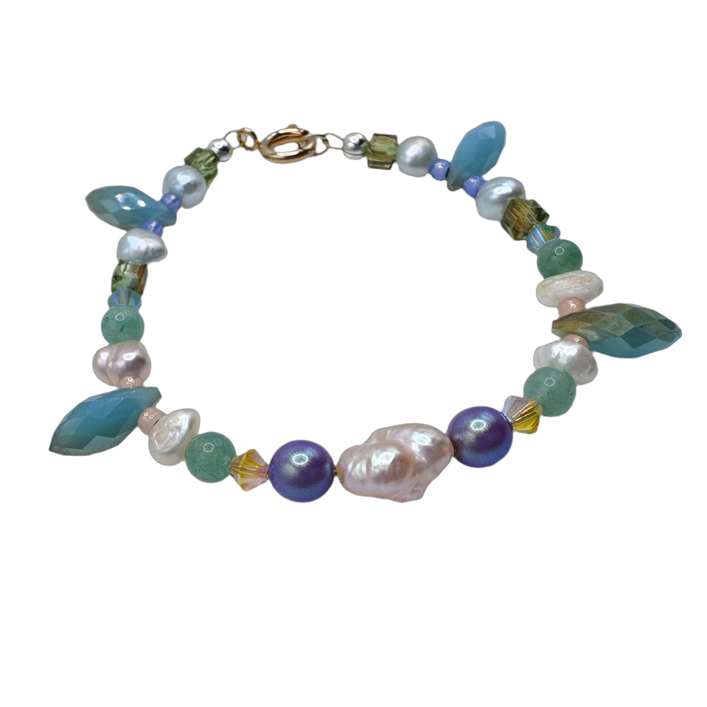 Clematis bracelet