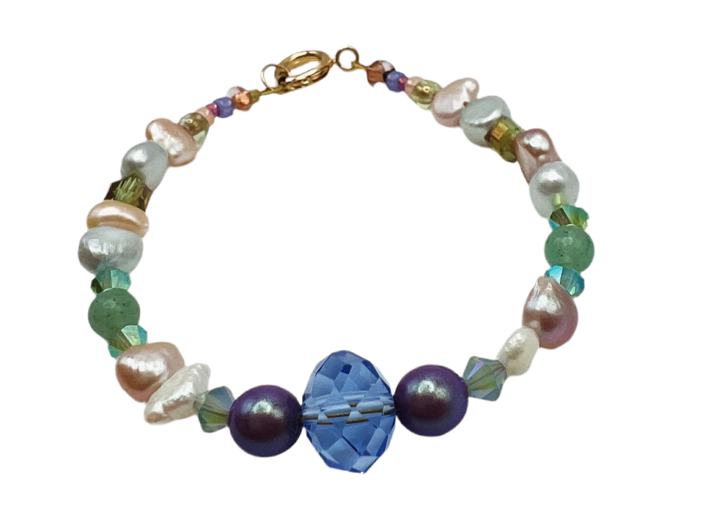 Blue bloom bracelet