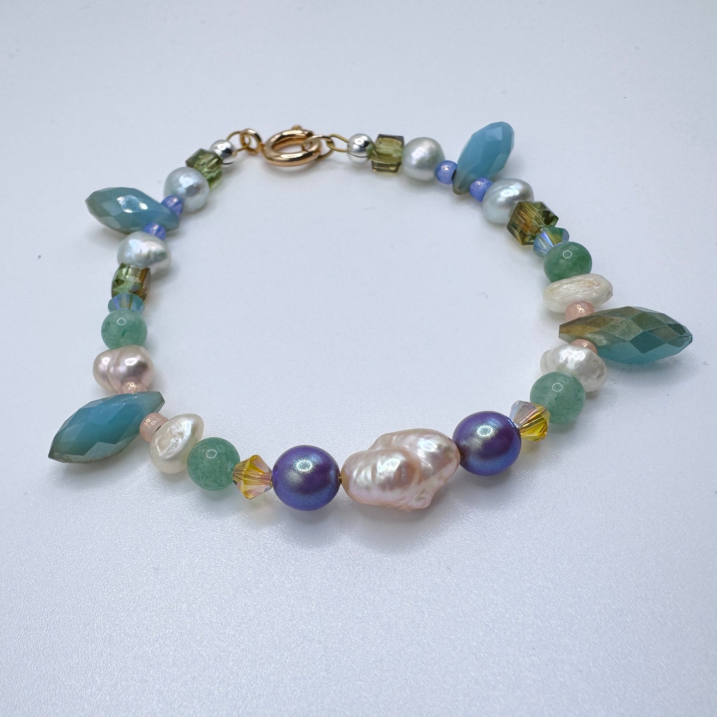 Clematis bracelet