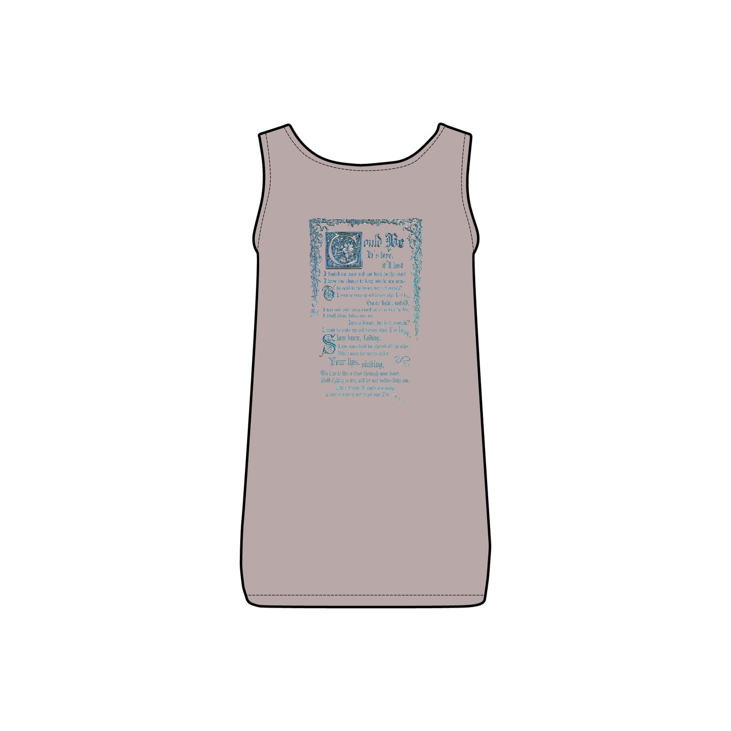 Ethereal Wings "Could Be" lyric sheet tank