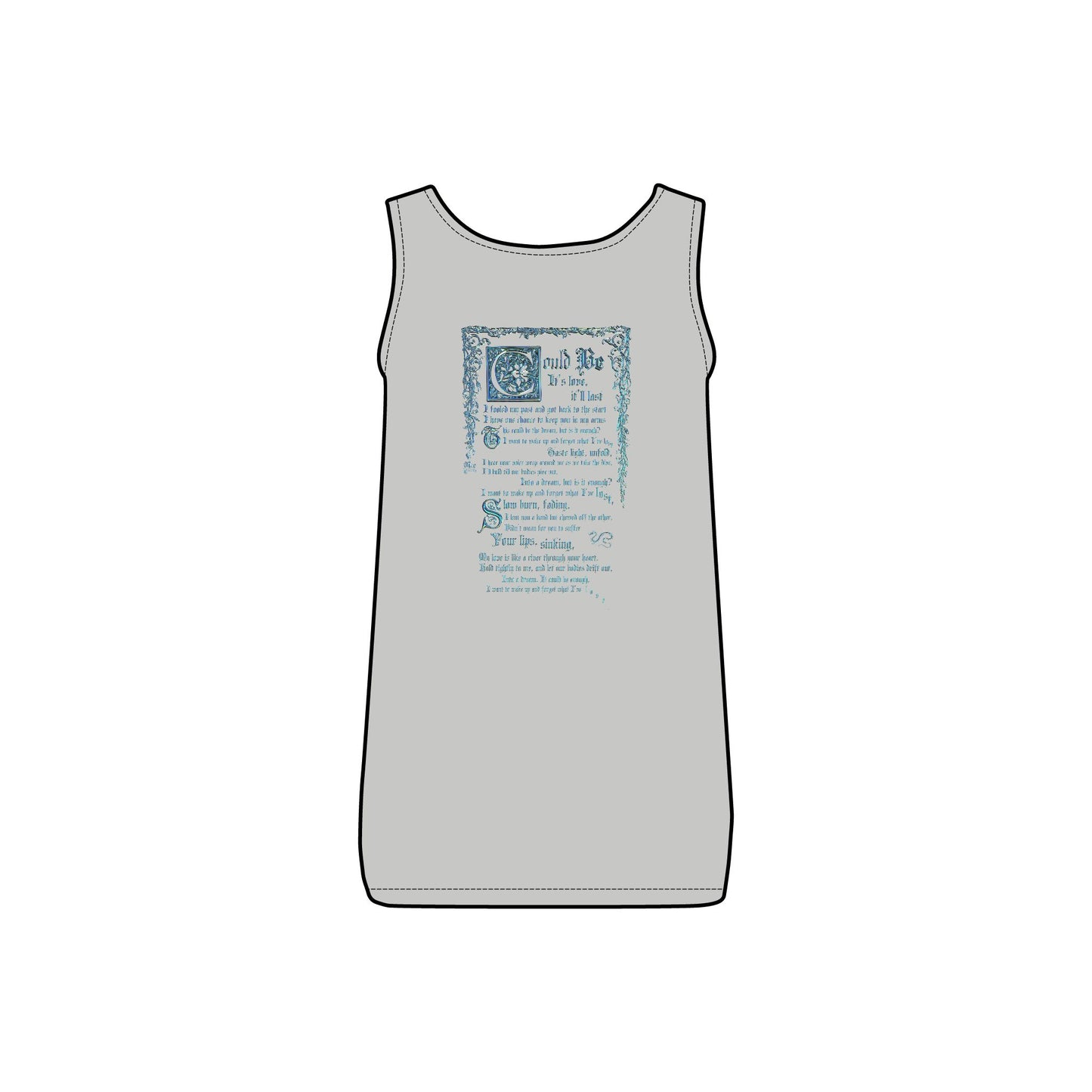 Ethereal Wings "Could Be" lyric sheet tank