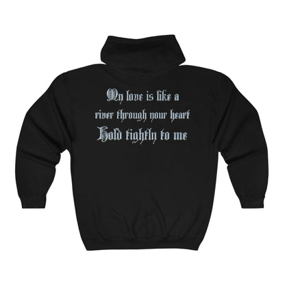 "Hold Tightly to Me" Rae Cassidy Zip Sweatshirt