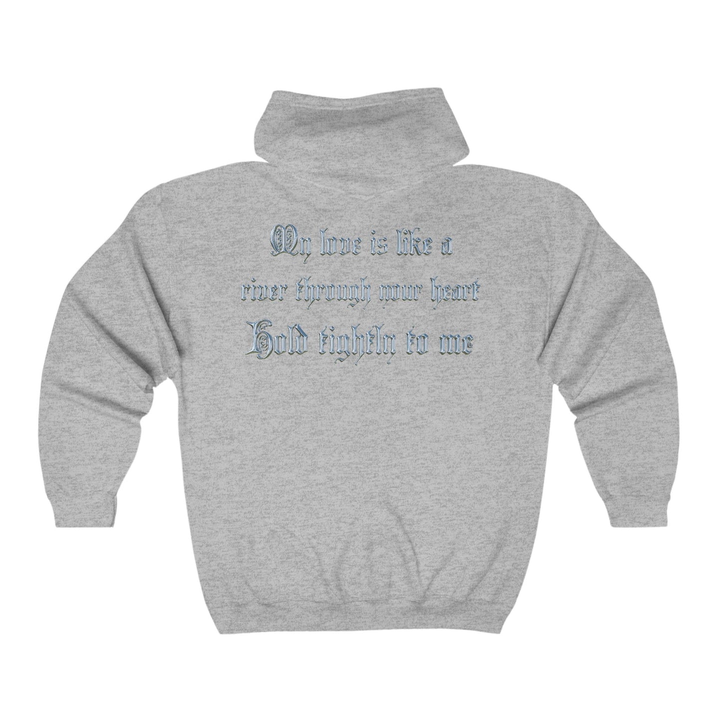 "Hold Tightly to Me" Rae Cassidy Zip Sweatshirt