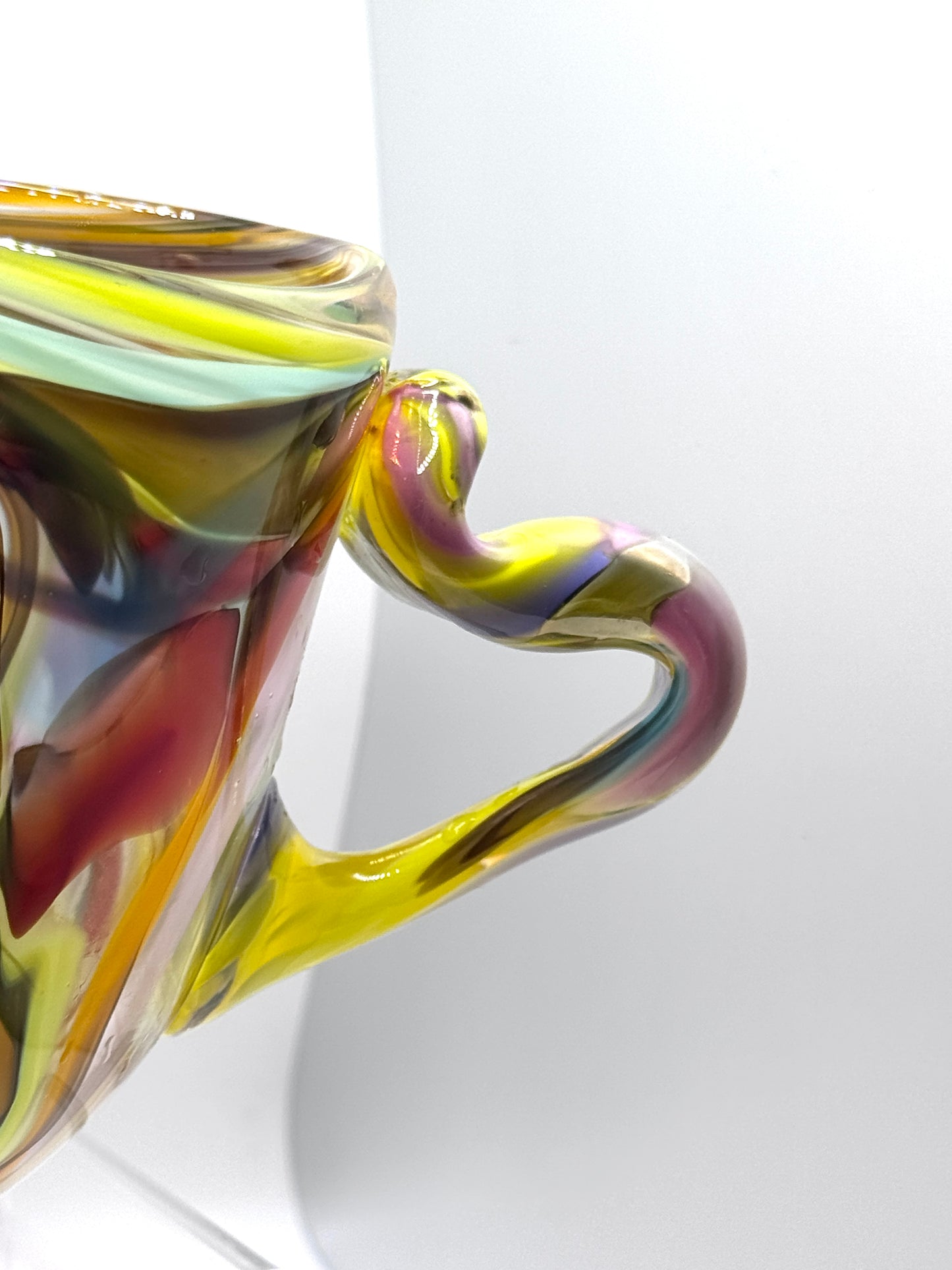 “Chameleon” glass blown vessel