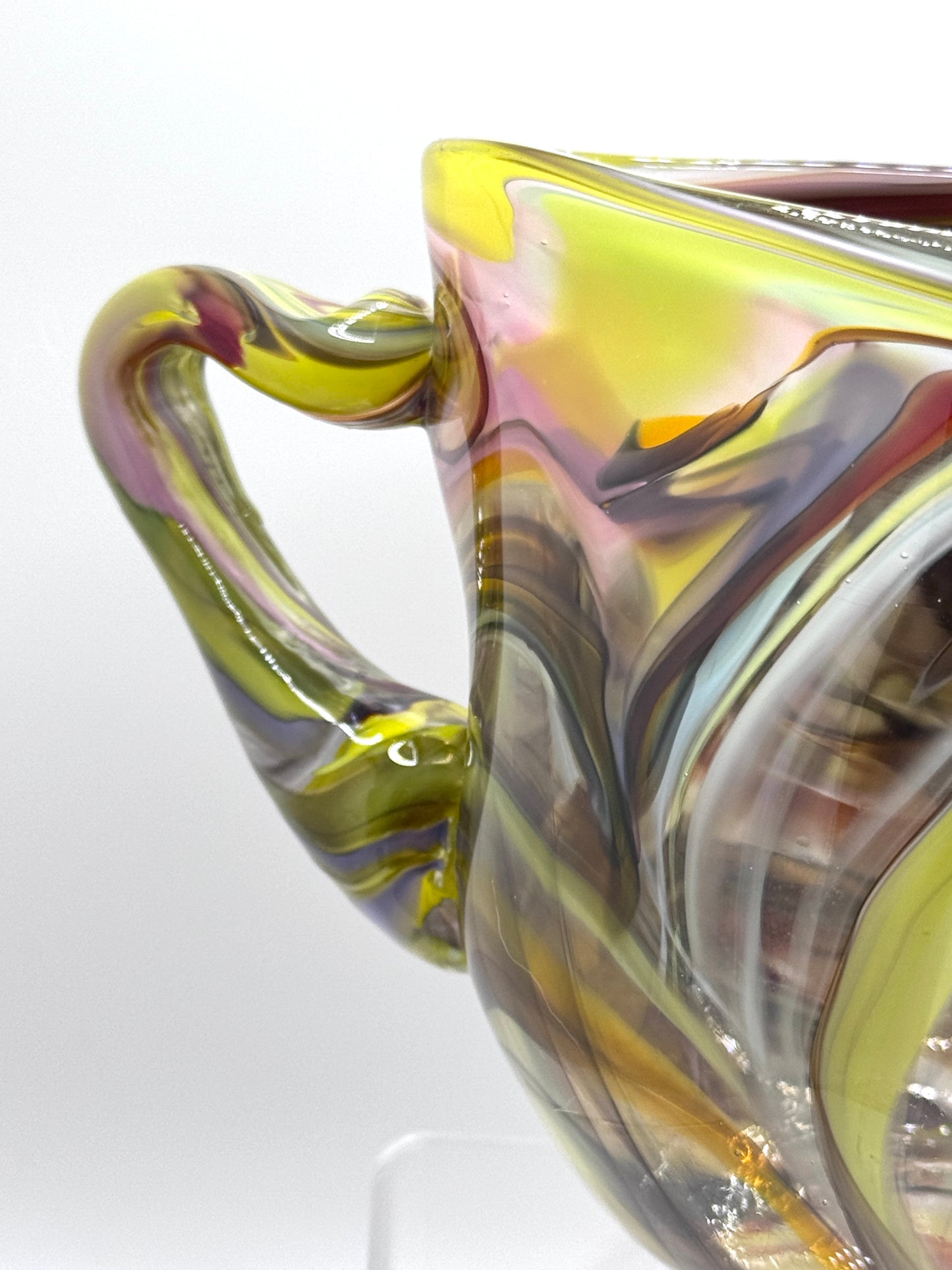 “Chameleon” glass blown vessel