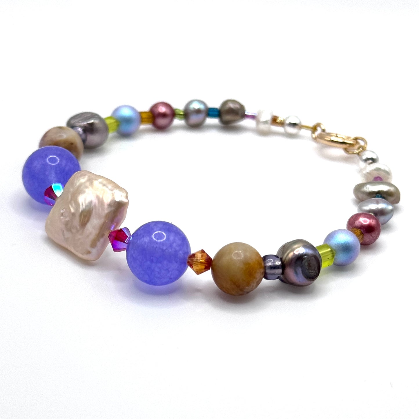 Skipping stones bracelet